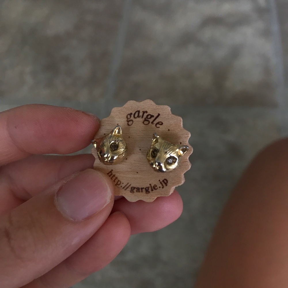 Cat earrings!